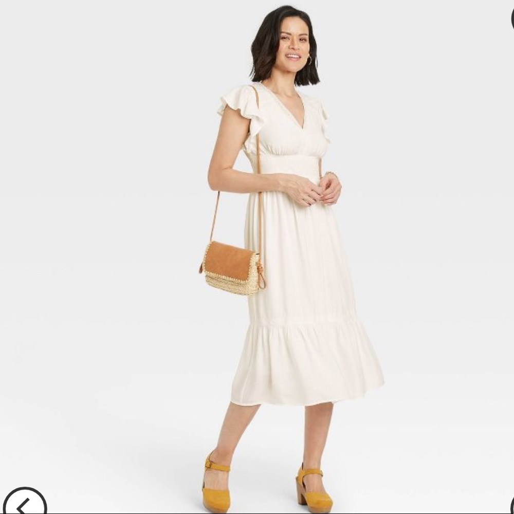 Knox Rose flutter sleeve dress